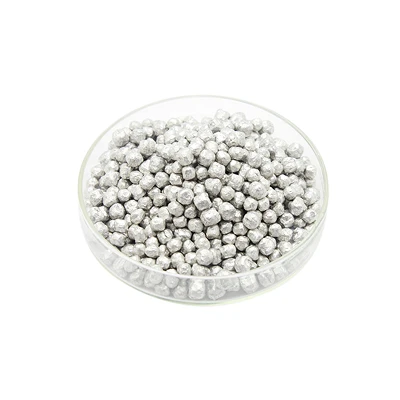 Granule de magneziu de înaltă puritate 99,9% alb argintiu